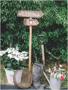 Marquee Wedding Signs